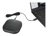 Lenovo L900 - VoIP stationär högtalartelefon - Bluetooth - trådlös, kabelansluten - USB - åsksvart 4XD1B84406