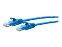C2G 7ft (2.1m) Cat6a Snagless Unshielded (UTP) Slim Ethernet Network Patch Cable - Blue - Patch-kabel - RJ-45 (hane) till RJ-45 (hane) - 2.1 m - 4.8 mm - UTP - CAT 6a - formpressad, hakfri - blå C2G30131