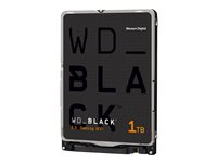 WD Black WD10SPSX - Hårddisk - 1 TB - inbyggd - 2.5" - SATA 6Gb/s - 7200 rpm - buffert: 64 MB WD10SPSX