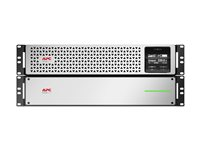 APC Smart-UPS On-Line SRTL1000RM4UXLI - UPS (kan monteras i rack) (hög densitet) - AC 220/230 V - 900 Watt - 1000 VA - litiumjon - RS-232, USB, Ethernet - utgångskontakter: 8 - 4U - 1.83 m sladd - svart med främre avfasning i silver SRTL1000RM4UXLI