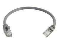 C2G Cat5e Booted Unshielded (UTP) Network Patch Cable - Patch-kabel - RJ-45 (hane) till RJ-45 (hane) - 20 m - UTP - CAT 5e - formpressad, hakfri, tvinnad - grå 83149