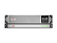 APC Smart-UPS On-Line Li-Ion 2200VA - UPS (rackmonterbar/extern) - AC 230 V - 1980 Watt - 2200 VA - Ethernet 10/100, RS-232, USB - utgångskontakter: 8 - svart SRTL2200RMXLI-NC