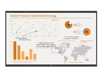 LG CreateBoard 75TR3PN - 75" Diagonal klass TR3PN Series LED-bakgrundsbelyst LCD-skärm - utbildning/företag - med touchscreen (multi touch) / 8 microphones - Android - 4K UHD (2160p) 3840 x 2160 - Direct LED - svart 75TR3PN-B