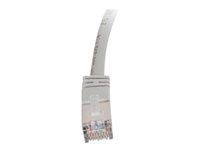 C2G Cat5e Booted Shielded (STP) Network Patch Cable - Patch-kabel - RJ-45 (hane) till RJ-45 (hane) - 20 m - STP - CAT 5e - formpressad - grå 83757