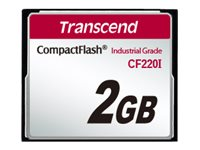 Transcend CF220I Industrial Temp - Flash-minneskort - 2 GB - CompactFlash TS2GCF220I