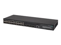 HPE FlexNetwork 5140 24G 4SFP+ EI - Switch - L3 - smart - 24 x 10/100/1000 + 4 x 10 Gigabit Ethernet / 1 Gigabit Ethernet SFP+ - rackmonterbar JL828A#ABB