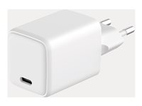 GRATEQ Pallas - Strömadapter - GaN - 45 Watt - 4.05 A - PD/PPS, SFC 2.0 (24 pin USB-C) - vit 83045SF