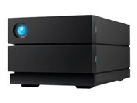 LaCie 2big RAID STHJ36000800 - Hårddiskarray - 36 TB - 2 fack - HDD 18 TB x 2 - USB 3.1 Gen 2 (extern) - med 5 års återställningsserviceplan för att rädda data STHJ36000800