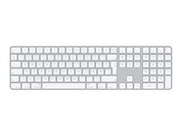 Apple Magic Keyboard with Touch ID and Numeric Keypad - Tangentbord - Bluetooth, USB-C - QWERTY - dansk - för iMac (Tidigt 2021); Mac mini (Sent 2020); MacBook Air (Sent 2020); MacBook Pro MK2C3DK/A