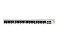 HPE Networking Instant On 1930 48G Class4 PoE 4SFP/SFP+ 370W Switch - Switch - L3 - Administrerad - 48 x 10/100/1000 (PoE) + 4 x 1 Gigabit / 10 Gigabit SFP+ - rackmonterbar - PoE (370 W) JL686B