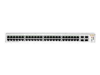 HPE Aruba Instant On 1930 48G Class4 PoE 4SFP/SFP+ 370W Switch - Switch - L3 - Administrerad - 48 x 10/100/1000 (PoE) + 4 x 1 Gigabit / 10 Gigabit SFP+ - rackmonterbar - PoE (370 W) JL686B#ABB