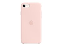Apple - Baksidesskydd för mobiltelefon - silikon - chalk pink - för iPhone 7, 8, SE (3rd generation), SE (andra generationen) MN6G3ZM/A