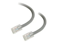 C2G Cat5e Non-Booted Unshielded (UTP) Network Patch Cable - Patch-kabel - RJ-45 (hane) till RJ-45 (hane) - 50 cm - UTP - CAT 5e - tvinnad, enhetsstart - grå 83000