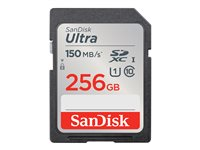 SanDisk Ultra - Flash-minneskort - 256 GB - UHS-I U1 / Class10 - SDXC UHS-I SDSDUNC-256G-GN6IN