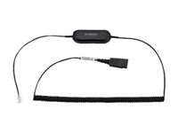 Jabra GN1218 AC Attenuation - Headset-kabel - Snabburkoppling kontakt - 2 m - för Cisco IP Phone 78XX, 88XX; BIZ 1500, 2300, 2400 88011-102