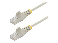 StarTech.com 1.5m Slim LSZH CAT6 Ethernet Cable, 10 Gigabit Snagless RJ45 100W PoE Patch Cord, CAT 6 10GbE UTP Network Cable w/Strain Relief, Grey, ETL, Low Smoke Zero Halogen - Category 6 - 28AWG (N6PAT150CMGRS) - Patch-kabel - RJ-45 (hane) till RJ-45 (hane) - 1.5 m - CAT 6 - hakfri - grå N6PAT150CMGRS