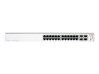 HPE Aruba Instant On 1930 24G 4SFP/SFP+ Switch - Switch - L3 - Administrerad - 24 x 10/100/1000 + 4 x 1 Gigabit / 10 Gigabit SFP+ - rackmonterbar JL682A#ABB