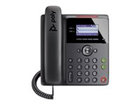 Poly Edge B20 - VoIP-telefon med nummerpresentation/samtal väntar - 5-vägs samtalsförmåg - SIP, SDP - 8 linjer - svart 82M83AA