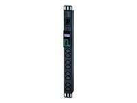 APC Easy Metered Rack PDU EPDU1016M - Kraftdistributionsenhet (kan monteras i rack) - AC 200/208/230 V - 3680 VA - Ethernet - ingång: IEC 60320 C20 - utgångskontakter: 8 (power IEC 60320 C13) - 1U - 2.5 m sladd - svart - för P/N: AR106V, SCL400RMJ1U, SCL500RMI1UC, SCL500RMI1UNC, SMTL1000RMI2UC, SMTL750RMI2UC EPDU1016M