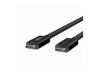 Belkin CONNECT - Thunderbolt-kabel - USB-C (hane) vändbar till USB-C (hane) vändbar - Thunderbolt 4 - 2 m - aktiv, USB-strömförsörjning (100W) - för P/N: INC006TTSGY INZ002BT2MBK