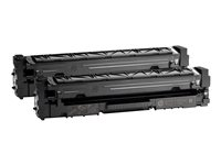 HP 201X - 2-pack - Lång livslängd - svart - original - LaserJet - tonerkassett (CF400XD) - för Color LaserJet Pro M252dn, M252dw, M252n, MFP M277c6, MFP M277dw, MFP M277n CF400XD