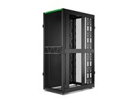 APC NetShelter SX Gen 2 - Rack skåp - 1991 H x 750 B x 1200 D mm, med sidor - golvstående - svart - 42U - 19" - TAA-kompatibel - för P/N: SC500RM1U, SMT1000RM1U, SMT750RM1U, SMT750RM2UCNC, SRTL2K2RM1UWC, SRTL3KRM1UIC AR3350B2