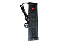 Multibrackets M Public Display Stand Power Rail - Effektband - Storbritannien - svart 7350022739512