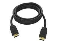 VISION Professional - HDMI-kabel med Ethernet - HDMI hane till HDMI hane - 1 m - svart - stöd för 4K TC 1MHDMI/BL