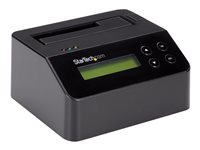 StarTech.com Hårddiskrensare and dockningsstation - Fristående med stöd för 4Kn - Hårddiskraderare - 2.5" / 3.5" - SATA 6Gb/s - svart - för P/N: SVA12M5NA SDOCK1EU3P2