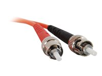 C2G Low-Smoke Zero-Halogen - Patch-kabel - ST-läge (multi-mode) (hane) till ST-läge (multi-mode) (hane) - 1 m - fiberoptisk - 62,5/125 mikron - orange 85207