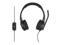 Kensington H1000 - Headset - på örat - kabelansluten - USB-C - svart K83450WW