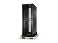 APC NetShelter SX Advanced - Rack skåp - golvstående - svart - 48U - 19" - TAA-kompatibel AR9557SPB2
