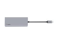 Belkin CONNECT USB-C 7-in-1 Multiport Adapter - Dockningsstation - USB-C - HDMI AVC009BTSGY