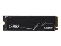 Kingston KC3000 - SSD - 2048 GB - inbyggd - M.2 2280 - PCIe 4.0 (NVMe) - för Intel Next Unit of Computing 12 Pro Kit - NUC12WSKi5 SKC3000D/2048G