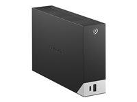 Seagate One Touch with hub STLC8000400 - Hårddisk - 8 TB - extern (desktop) - USB 3.0 - svart - med Seagate Rescue Data Recovery STLC8000400