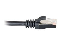 C2G Cat5e Booted Shielded (STP) Network Patch Cable - Patch-kabel - RJ-45 (hane) till RJ-45 (hane) - 7 m - STP - CAT 5e - formpressad - svart 83855
