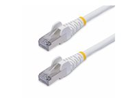 StarTech.com 10m White CAT8 Ethernet Cable, Snagless, S/FTP, 25G/40G - Patch-kabel - RJ-45 (hane) till RJ-45 (hane) - 10 m - 5.6 mm - S/FTP - CAT 5/5e/6/6a/8 - IEEE 802.3bt/IEEE 802.3ba - halogenfri, hakfri - vit NLWH-10M-CAT8-PATCH