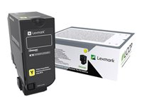 Lexmark - Gul - original - tonerkassett - för Lexmark CS727de, CS728de, CX727de 75B0040