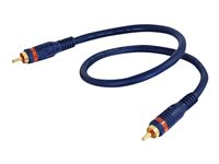 C2G Velocity - Digital audiokabel (koaxial) - RCA hane till RCA hane - 50 cm - tredubbelt skärmad koaxial 80262