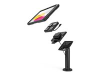 Compulocks iPad 10th-11th (A16) Gen PowerMove Tilting Stand 8" Black - Monteringssats (ställ) - för surfplatta - svart - skärmstorlek: 10.9" - disk-monteringsbar - för Apple 10.9-inch iPad (10:e generation) TCDP01PMIP109
