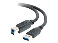 C2G - USB-kabel - USB typ A (hane) till USB Type B (hane) - USB 3.0 - 2 m - svart 81681