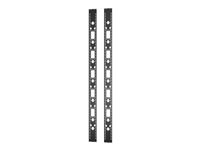 APC Easy Rack - Tillbehörskanal (vertikal) - svart - 48U (paket om 2) ER7RCC48