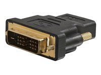 C2G Velocity Inline Adapter - Videokort - DVI-D hane till HDMI hona - svart 80347