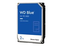 WD Blue WD20EARZ - Hårddisk - 2 TB - inbyggd - 3.5" - SATA 6Gb/s - 5400 rpm - buffert: 64 MB WD20EARZ