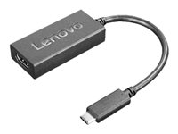 Lenovo - Videokort - 24 pin USB-C hane till HDMI hona - 24 cm - svart - 4K60Hz (3840 x 2160) stöd 4X90R61022