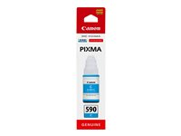 Canon GI 590 C - 70 ml - cyan - original - påfyllnadsbläck - för PIXMA G1500, G1501, G1510, G2500, G2501, G2510, G3500, G3501, G3510, G4410, G4500, G4511 1604C001