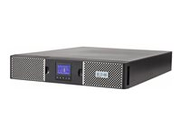 Eaton 9PX 3000VA 2700W 120V Online Double-Conversion UPS, L5-30P, 6x 5-20R, 1 L5-30R Outlets, Cybersecure Network Card Option, Extended Run, 2U Rack/Tower Battery Backup - UPS (rackmonterbar/extern) - AC 100/110/120/125 V - 2700 Watt - 3000 VA - Ethernet, RS-232, USB - utgångskontakter: 7 - 2U - svart och silver - för P/N: 744-A3122, 9PXEBM72RT 9PX3000RT