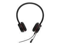 Jabra Evolve 30 II UC stereo - Headset - på örat - kabelansluten - 3,5 mm kontakt, USB-C 5399-829-389
