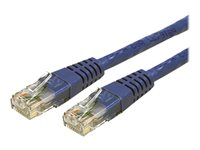StarTech.com 6ft CAT6 Ethernet Cable, 10 Gigabit Molded RJ45 650MHz 100W PoE Patch Cord, CAT 6 10GbE UTP Network Cable with Strain Relief, Blue, Wiring is UL Certified/TIA - Category 6 - 24AWG (C6PATCH6BL) - Patch-kabel - RJ-45 (hane) till RJ-45 (hane) - 1.8 m - UTP - CAT 6 - formpressad - blå - för P/N: IES5102, ST2000SPEXI, ST3300GU3B, TB2USB3GE, USB31GEHD, USB31GEVG, USBA2DPGB C6PATCH6BL