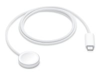 Apple Magnetic - Laddningskabel för smart klocka - 24 pin USB-C hane - 1 m - för Watch SE, Series 7, Series 8, Series 9, Ultra, Ultra 2 MT0H3ZM/A